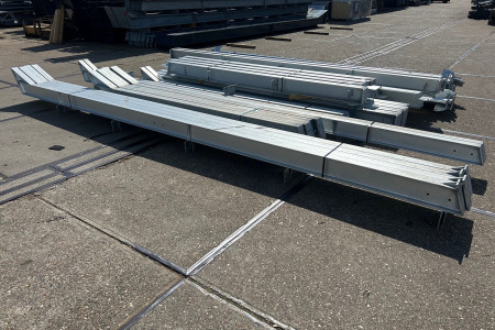 10.00 x 25.00 meter (250m2) kapschuur model