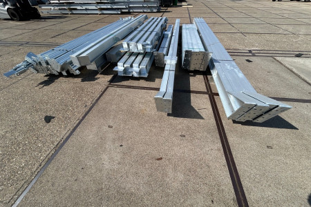 10.00 x 25.00 meter (250m2) kapschuur model