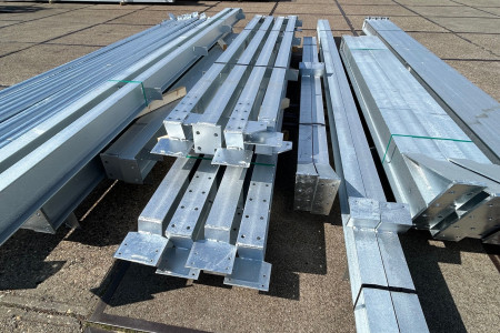 10.00 x 25.00 meter (250m2) kapschuur model